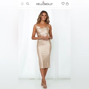 HELLO MOLLY Feel like laughing midi dress